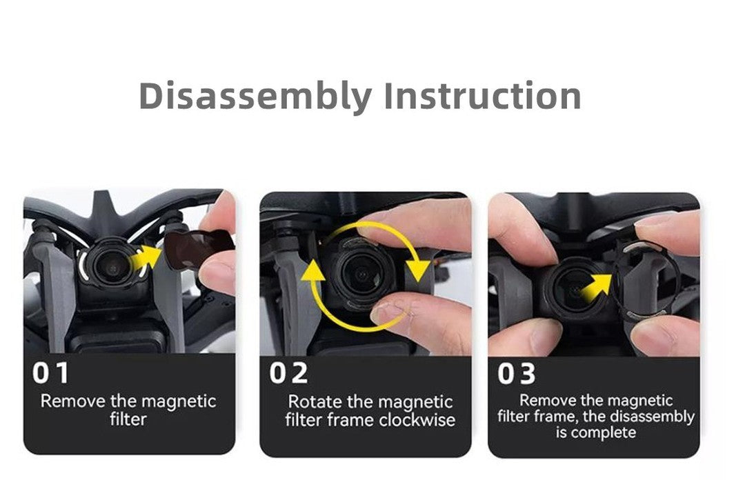 DJI avata neutral density filter instructions