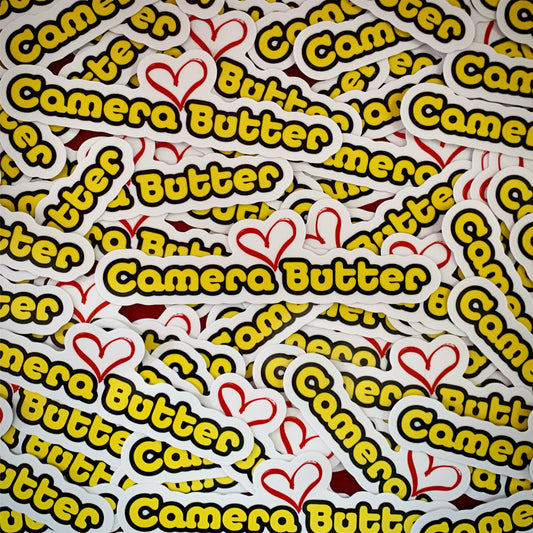 Camera Butter Sticker